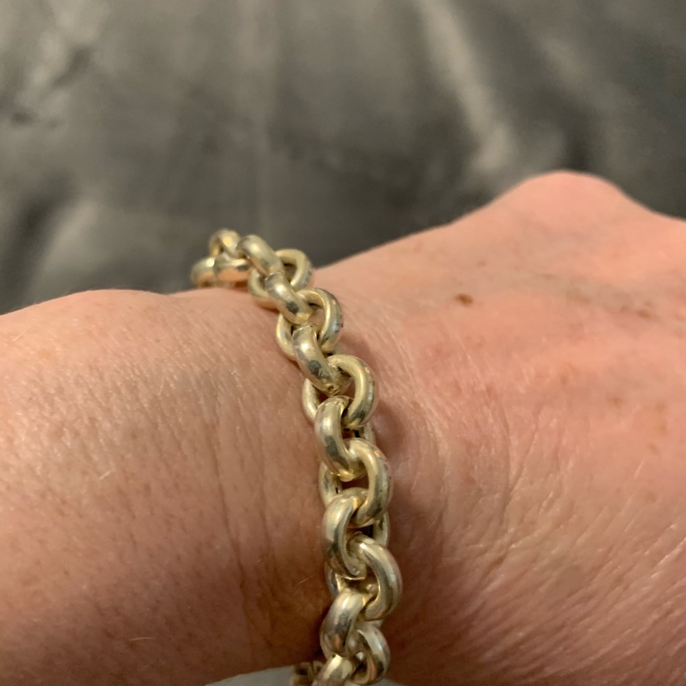 Beautiful Statement Piecesterling Silver Bracelet - image 4